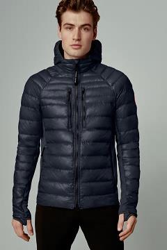 Chamarras Canada Goose Hombre México - Hybridge Lite Chaqueta De Plumas Azul Oscuro Marino ZS0741362